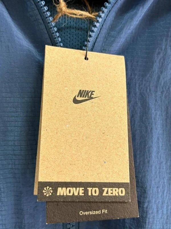Nike Windbreaker Jacket Blue Y2K Running Track Jacket Lightweight Sportswear Vin – photo 7